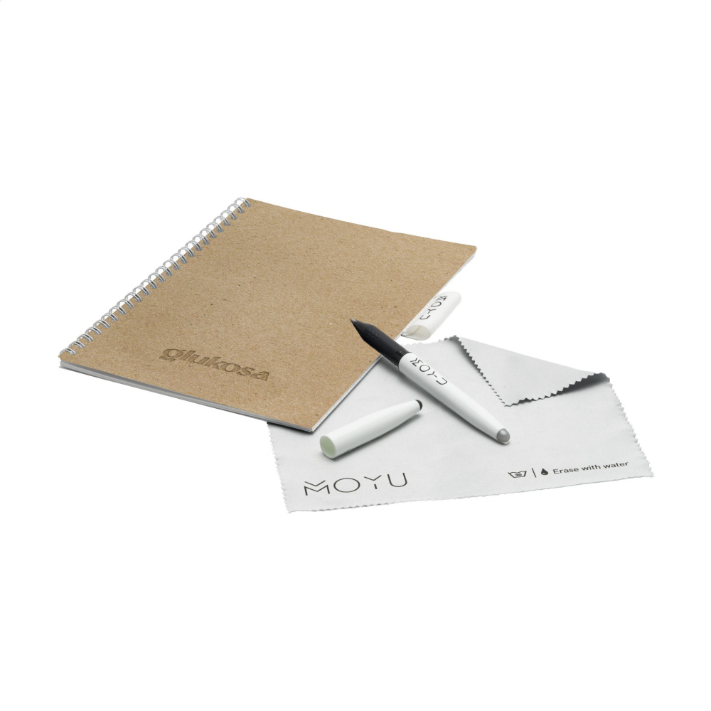 Logotrade advertising products photo of: MOYU Erasable Stone Paper Notebook CraftCover 18 pages