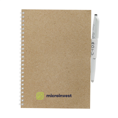 Logotrade promotional product image of: MOYU Erasable Stone Paper Notebook CraftCover 18 pages