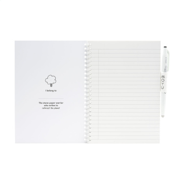 Logo trade promotional product photo of: MOYU Erasable Stone Paper Notebook SoftCover 18 pages