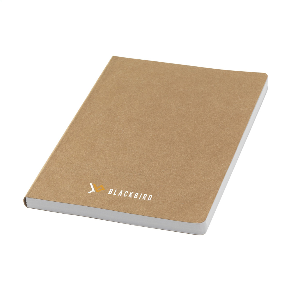 Logo trade promotional giveaways picture of: Paper Notebook GRS Washable Kraft Cover A5