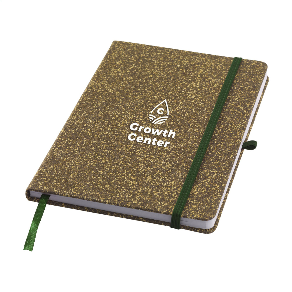 Logo trade promotional gift photo of: TeaGround Cork Paper Notebook A5