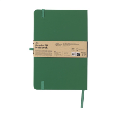 Logotrade business gift image of: Recycled GRS PU Paper Notebook A5