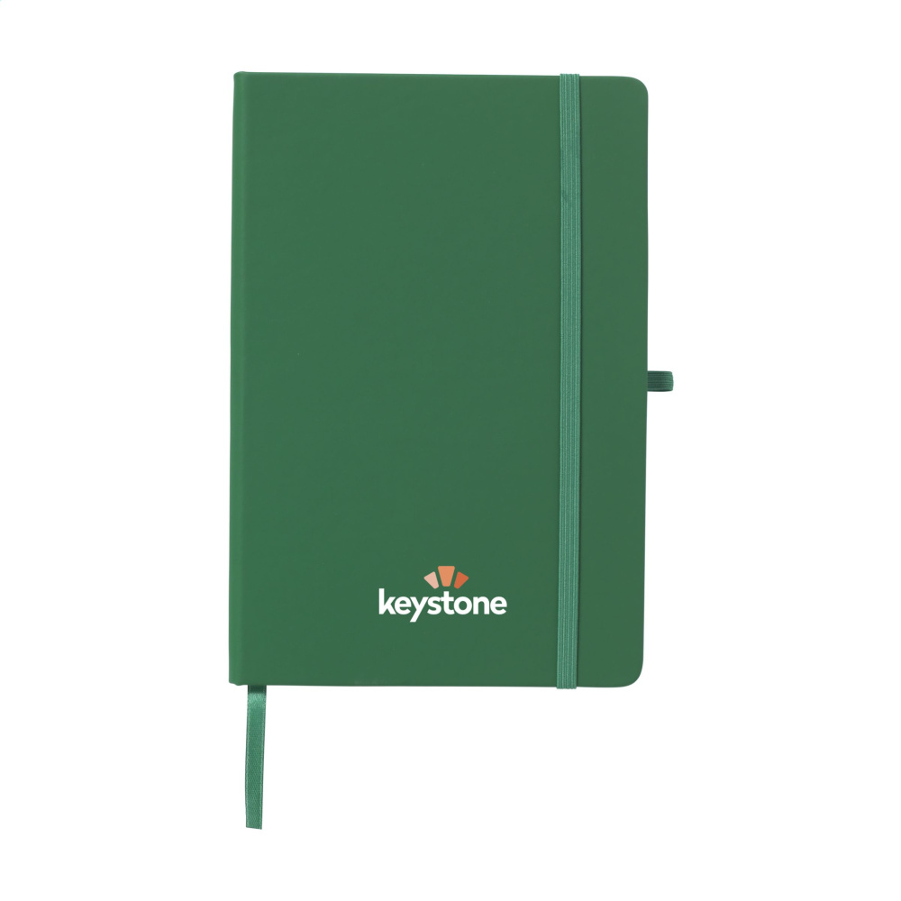 Logo trade promotional products picture of: Recycled GRS PU Paper Notebook A5