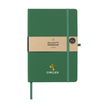 Logotrade promotional merchandise image of: Recycled GRS PU Paper Notebook A5