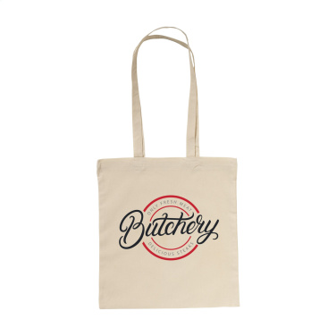 Logo trade promotional products image of: ShoppyBag (100 g/m²) long handles cotton bag