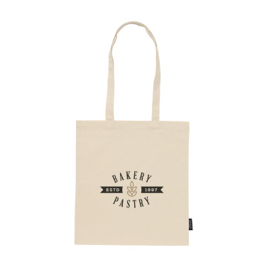 Logo trade promotional items image of: ShoppyBag GRS Recycled Cotton (180 g/m²)