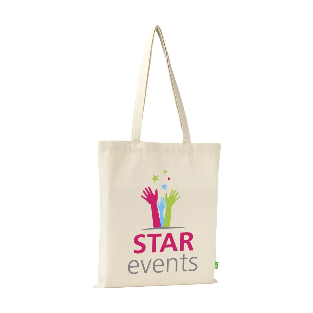 Logo trade promotional gift photo of: Organic Canvas GOTS Shopper (320 g/m²)