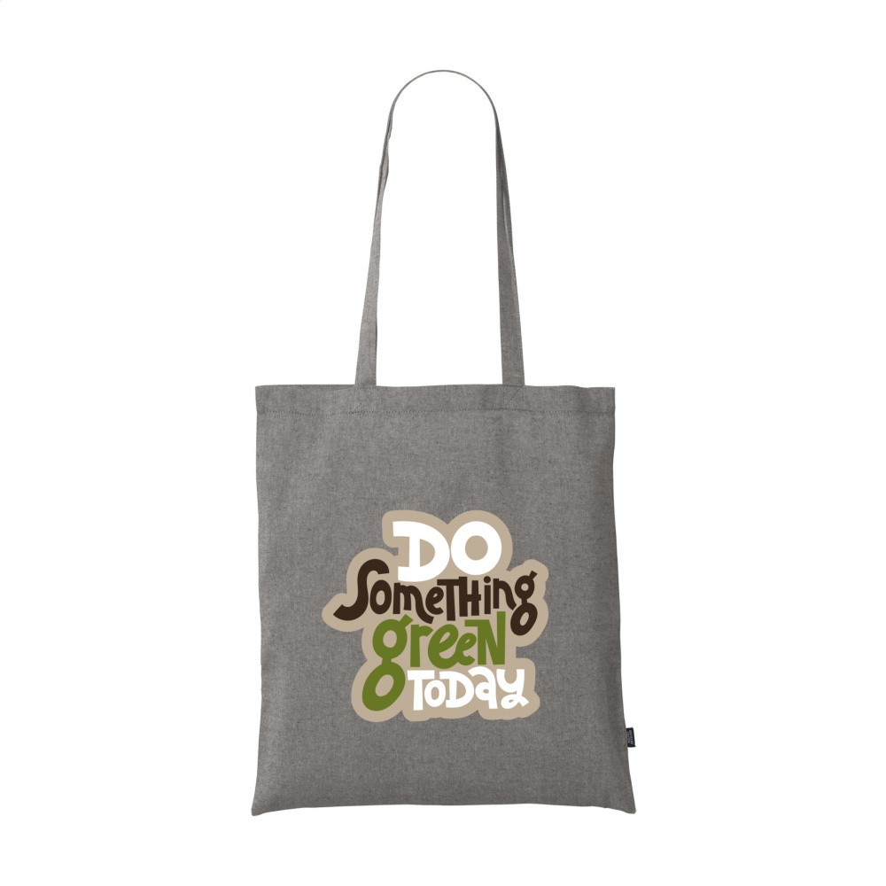 Logotrade promotional giveaways photo of: GRS Recycled Cotton Shopper (180 g/m²) bag