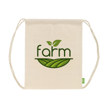 Logo trade promotional gift photo of: Organic Cotton GOTS Promo (140 g/m²) backpack