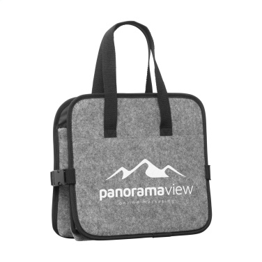 Logo trade promotional gifts image of: Trunk GRS RPET Felt Organiser Cooler bag