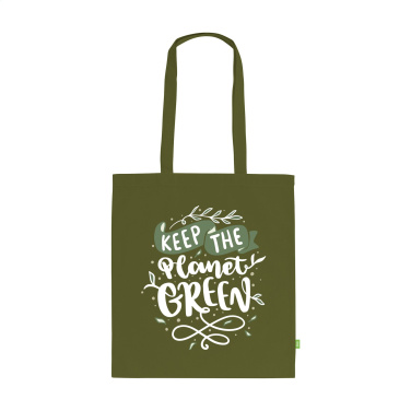 Logotrade promotional item picture of: Organic Cotton Shopper (140 g/m²) bag