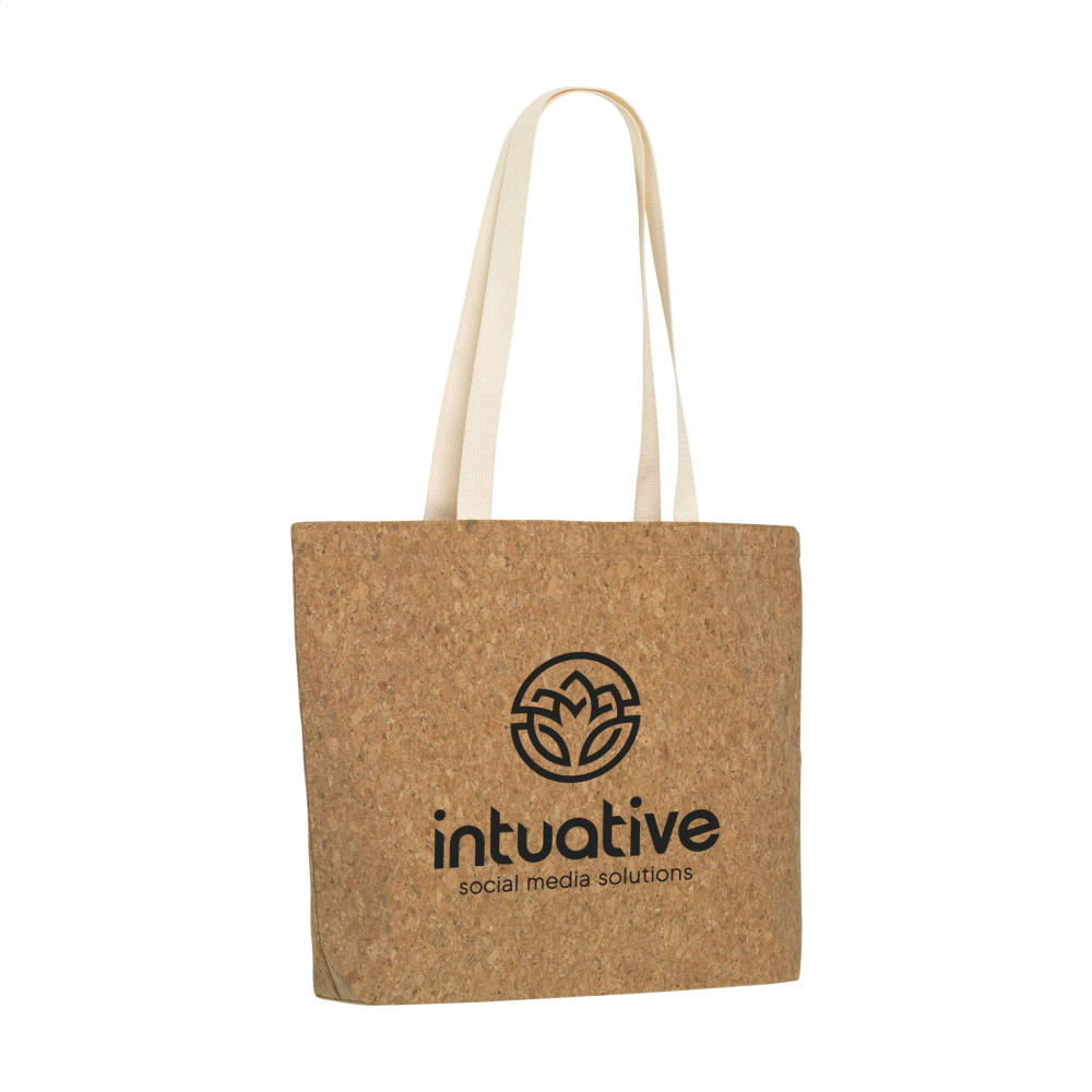 Logo trade promotional merchandise image of: Lagos Cork Shopper bag