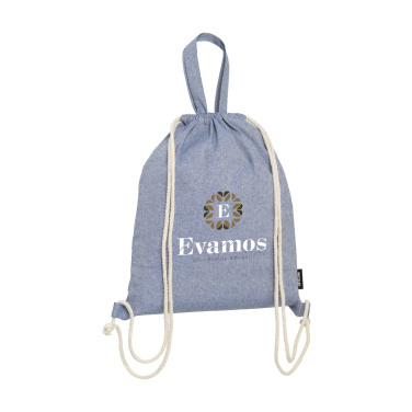 Logotrade corporate gift image of: GRS Recycled Cotton PromoBag Plus (180 g/m²) backpack