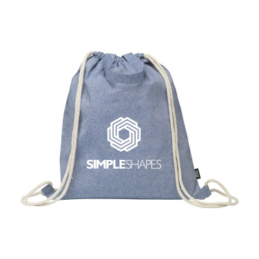 Logo trade corporate gifts picture of: GRS Recycled Cotton PromoBag Plus (180 g/m²) backpack