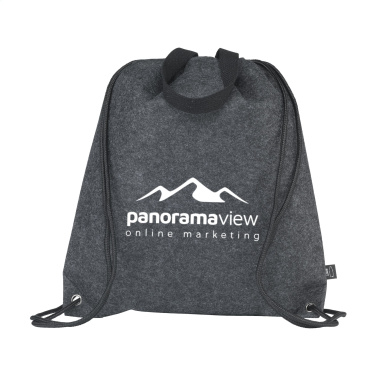 Logo trade corporate gift photo of: GRS RPET Felt PromoBag Plus backpack