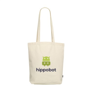 Logotrade promotional item picture of: GRS Recycled Canvas Bag Natural (260 g/m²)