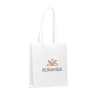 Logo trade promotional products image of: Colour Square Bag GRS Recycled Cotton (150 g/m²)