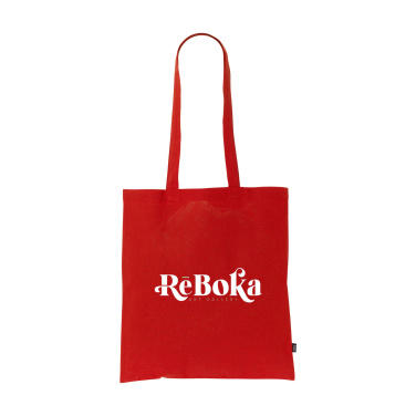 Logo trade promotional products picture of: Shoppy Colour Bag GRS Recycled Cotton (150 g/m²)