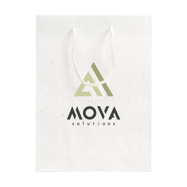 Logo trade advertising products picture of: Leaf It Bag recycled with straw fibres (180 g/m²) M