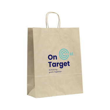 Logo trade promotional items image of: Leaf It Bag recycled grass paper (90 g/m²) M