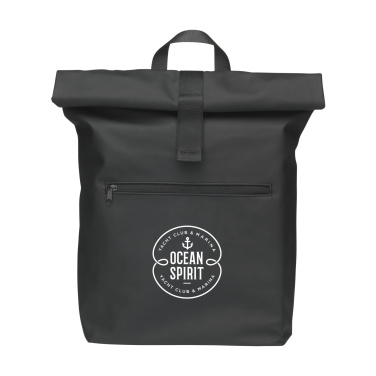 Logo trade advertising products picture of: Lennon Roll-Top Recycled Backpack