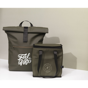 Logo trade promotional gift photo of: Lennon Recycled PU Cooler Bag