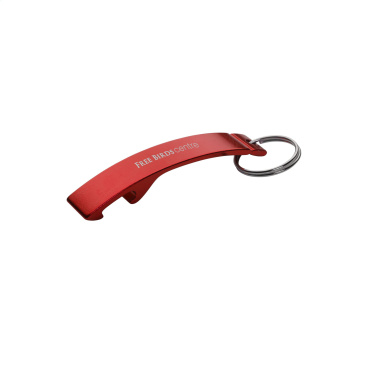 Logo trade promotional gifts picture of: Alu Opener keyring