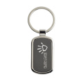 KeyTag Rectangular keyring, black