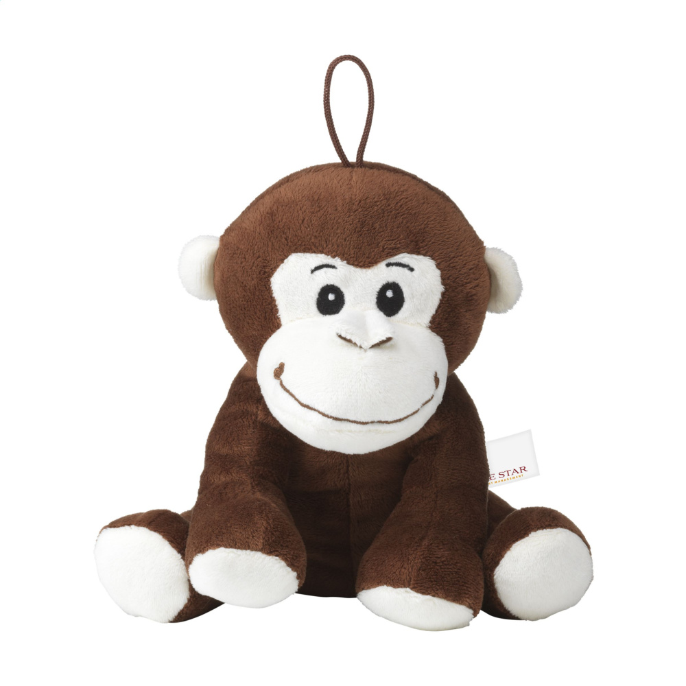 Logo trade promotional giveaways image of: Moki plush ape cuddle toy