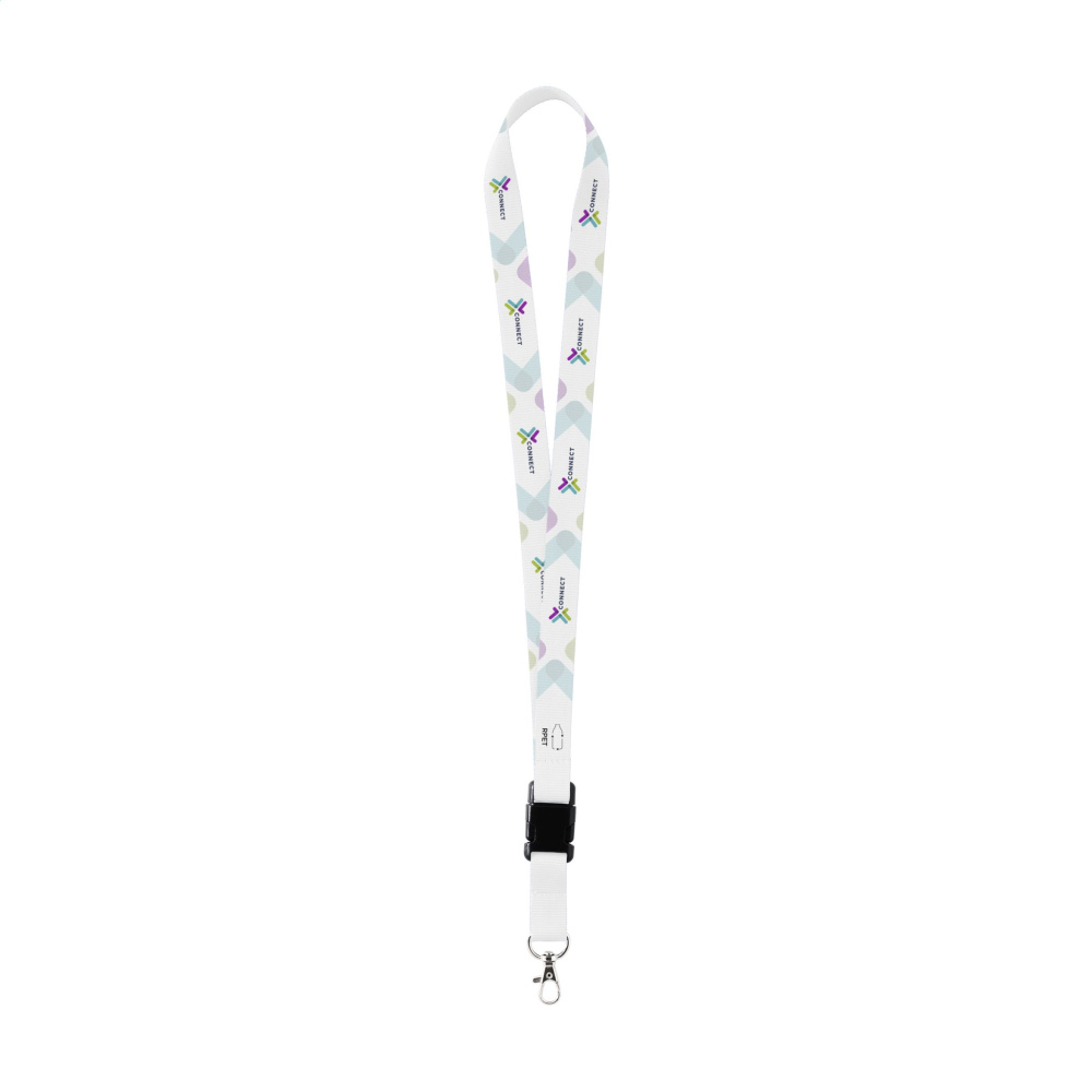 Logo trade advertising products picture of: Lanyard Sublimation Buckle RPET 2 cm keycord