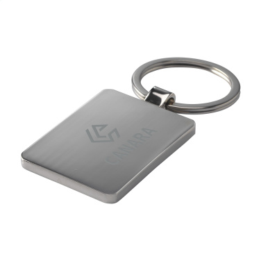 Logotrade corporate gift image of: Bamboo Key Rectangle keyring