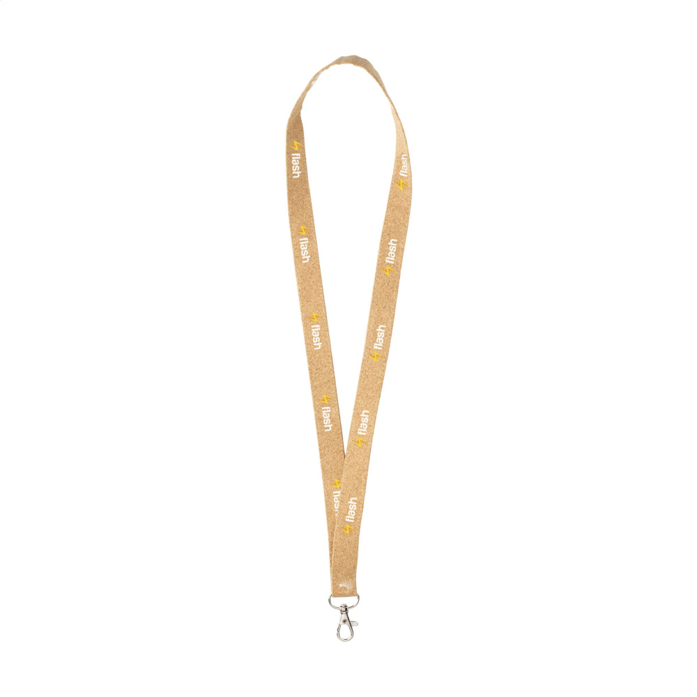 Logo trade promotional gift photo of: Lanyard Cork 2 cm keycord