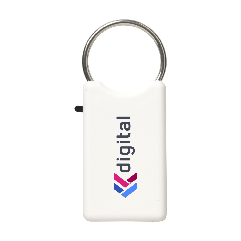 Logo trade promotional products picture of: Safe GRS Recycled Key Ring