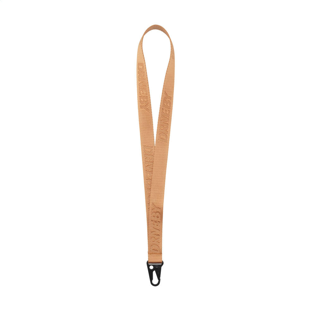 Logo trade promotional merchandise photo of: Lanyard Deep Woven 25 mm keycord