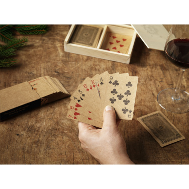 Logo trade corporate gifts image of: Recycled Playing Cards Double X-Mas