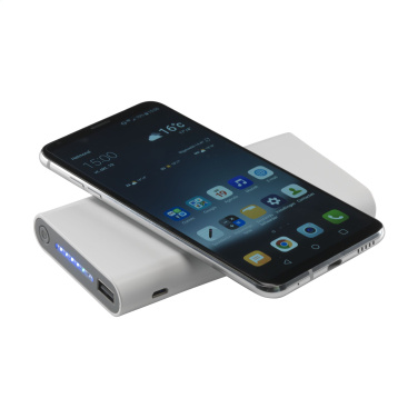 Logo trade promotional gift photo of: Wireless Powerbank 8000 C wireless charger