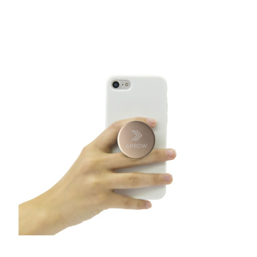 Logotrade promotional item picture of: PopSockets® Aluminium telephone holder