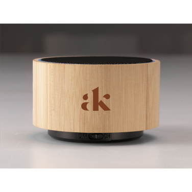 Logotrade promotional giveaway picture of: Wave Bamboo Wireless Speaker