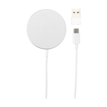 Logotrade promotional product picture of: Force MagSafe 10W Recycled Wireless Charger