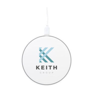 Logotrade advertising product image of: Coil RCS Recycled Wireless Charger