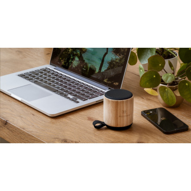 Logotrade promotional products photo of: Timor Bamboo Wireless Speaker