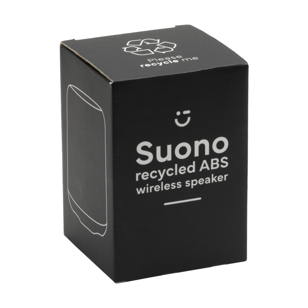 Logo trade promotional merchandise photo of: Suono RCS Recycled ABS Wireless Speaker