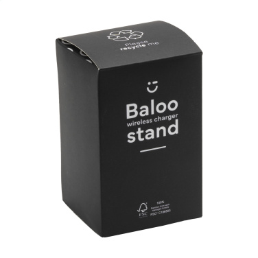 Logo trade promotional merchandise picture of: Baloo Wireless Charger Stand 15W