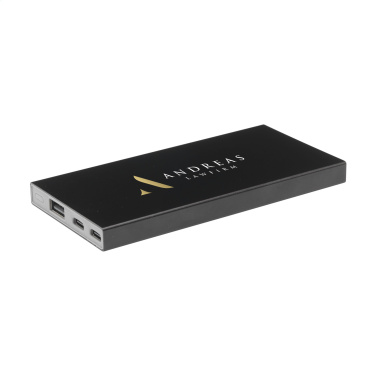 Logotrade promotional product image of: Tecco GRS Recycled Alu Powerbank 5000 external charger