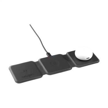 Logo trade promotional items image of: TriCharge RCS  Recycled PU Wireless Charger