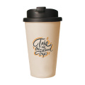 Eco Coffee Mug Premium Deluxe 350 ml coffee cup, beige