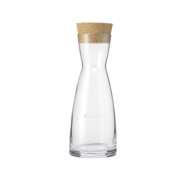 Logo trade promotional merchandise image of: Ypsilon Carafe 1 L with a cork cap