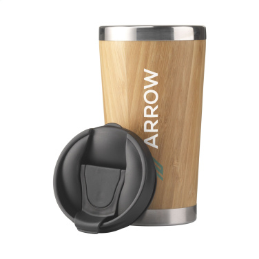 Logo trade advertising products picture of: Tokyo 450 ml bamboo thermo cup