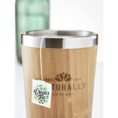 Logotrade promotional product picture of: Tokyo 450 ml bamboo thermo cup