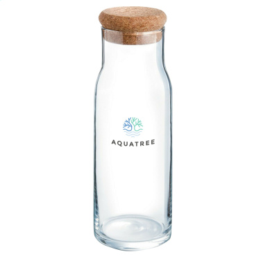 Logo trade advertising products picture of: Algarve Carafe 1 L with a cork cap